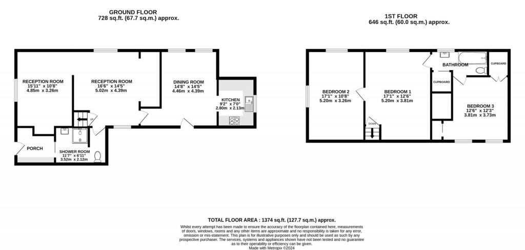 Floorplans For North Street, Sutton Valence, Maidstone