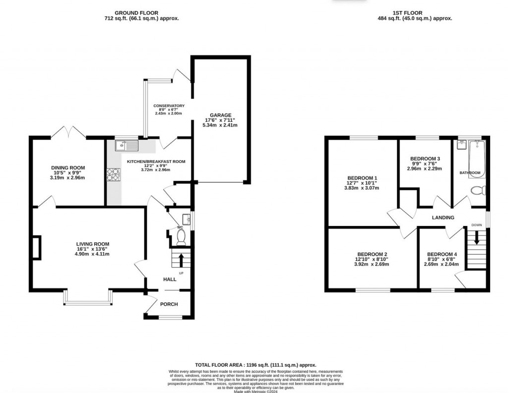 Floorplans For Mill Close, Lenham, Maidstone