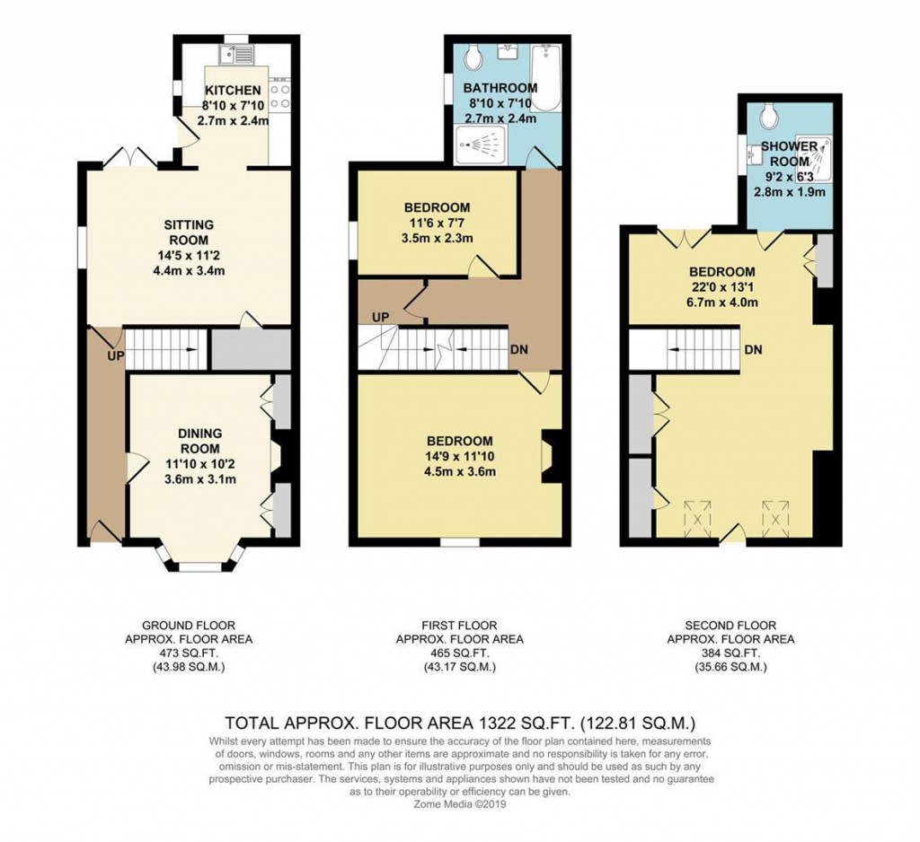 Floorplans For Headcorn Road, Platts Heath, Maidstone