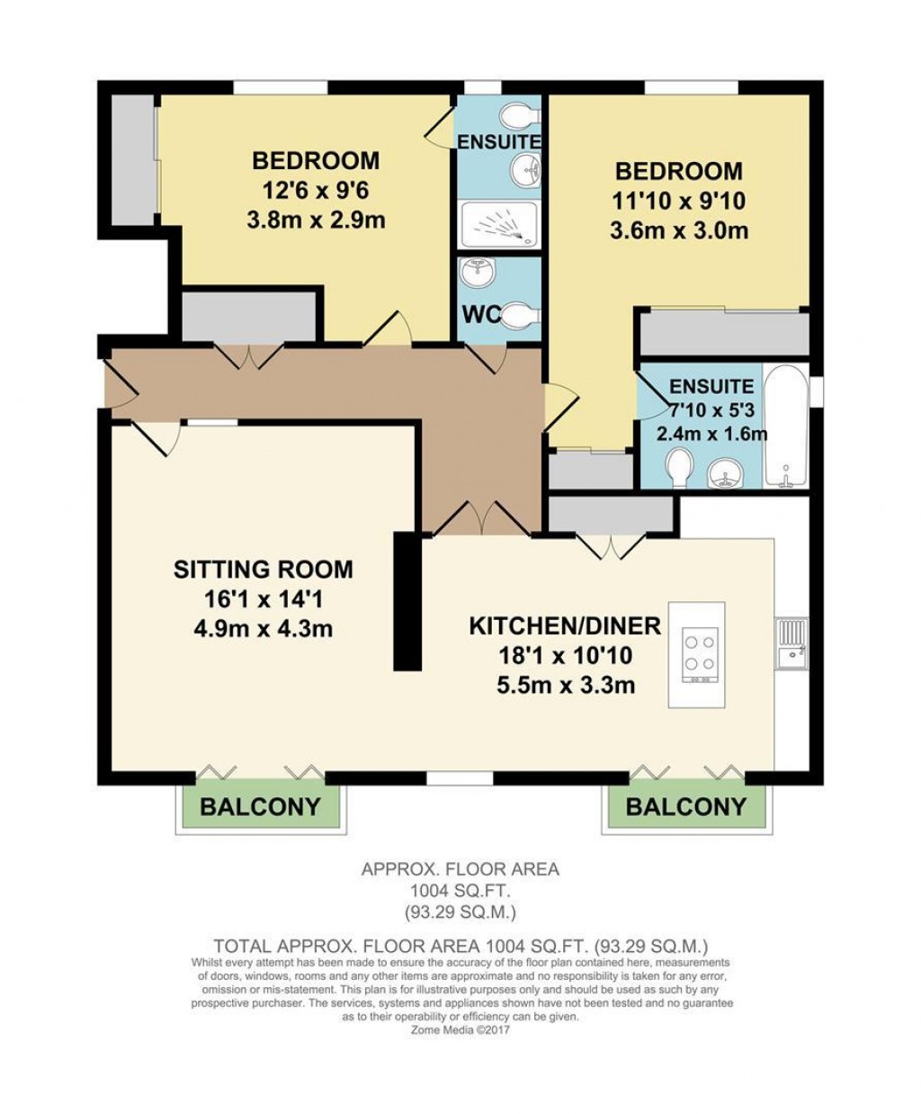 Floorplans For Shoesmith Lane, Kings Hill, West Malling