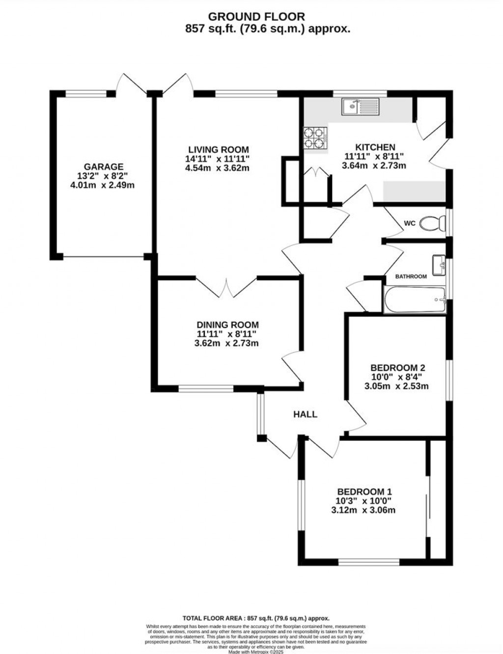 Floorplans For Shaftesbury Drive, Maidstone